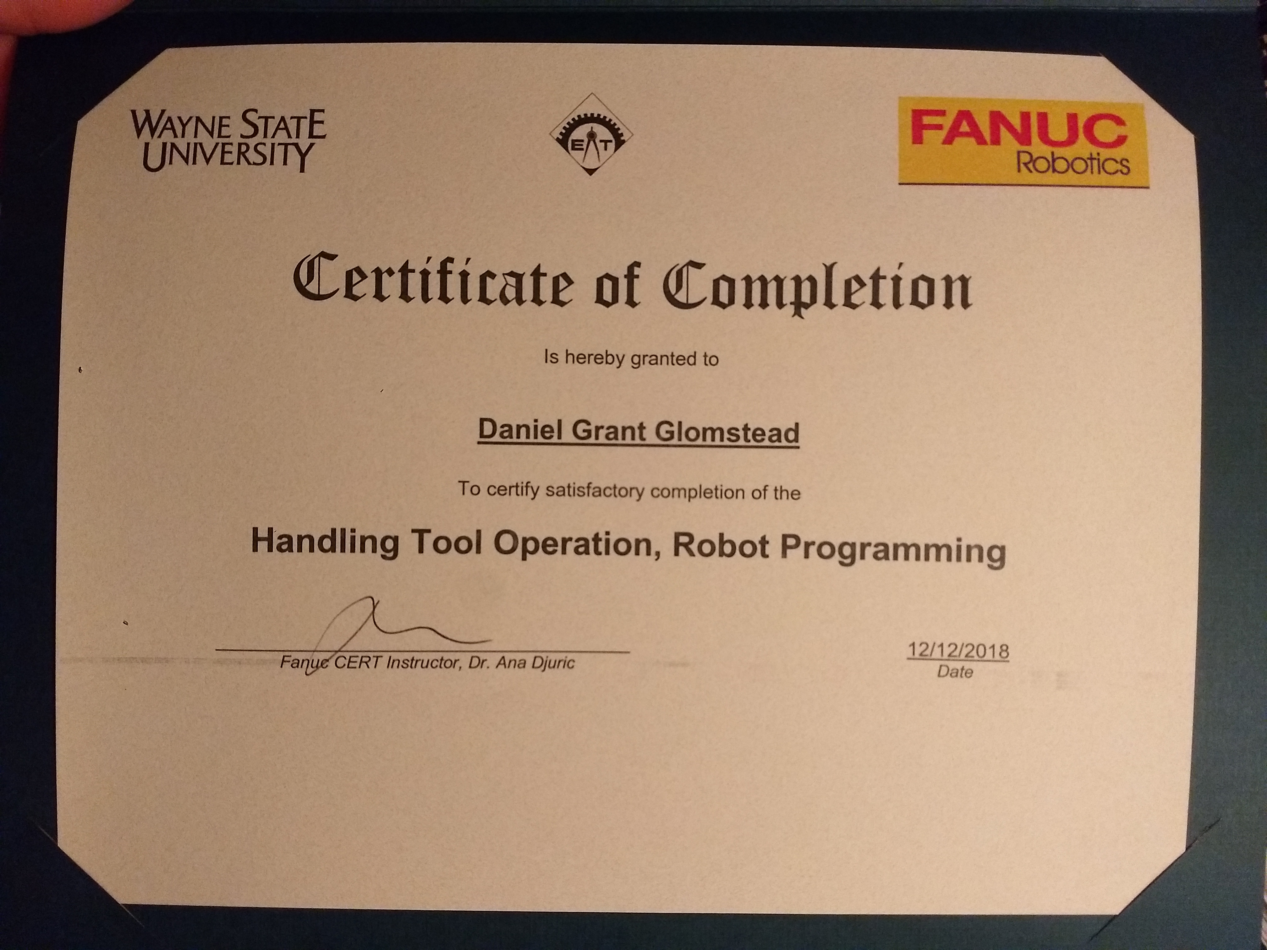 Fanuc Certification